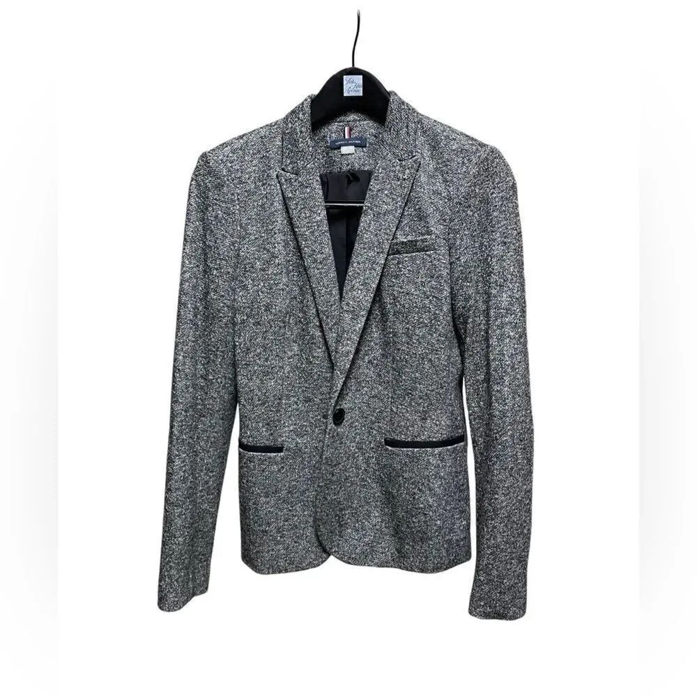 🌟Tommy Hilfiger 🌟Gray Blazer with Elbow Patch